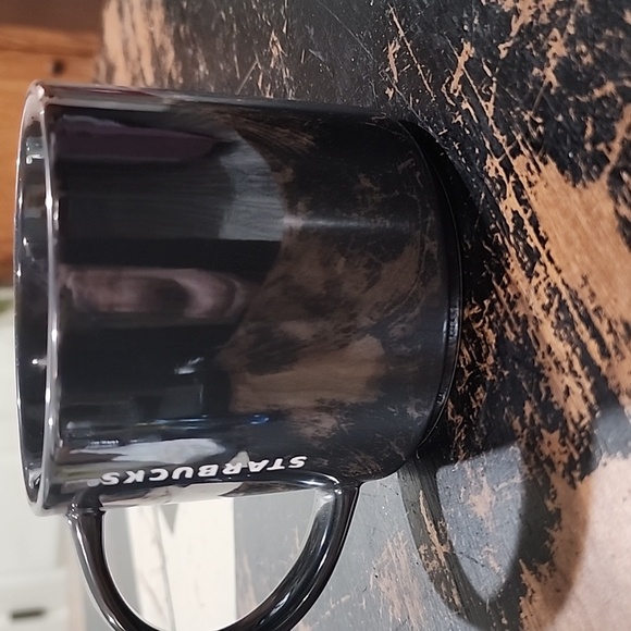 2013 STARBUCKS LIMITED EDITION METALLIC GUNMETAL GRAY 14 0Z. CERAMIC! - Picture 1 of 3